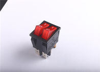 Double Push Button Rocker Switch Illuminated On - Off / On - On Simple Drive